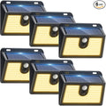 Solar Motion Sensor Outdoor Lights, Super Bright Solar Lights Outdoor Waterproof by Claoner