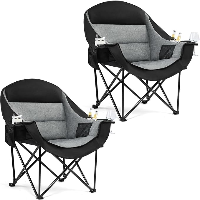 Oversized Camping Chair for Adults by PUVASIA