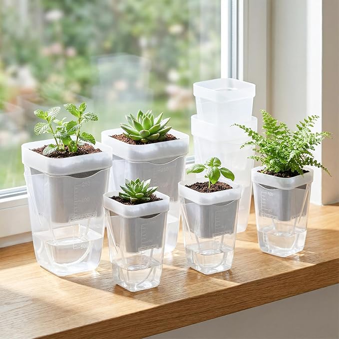 QCQHDU 2 Inch Mini Self Watering Pots - Image 8