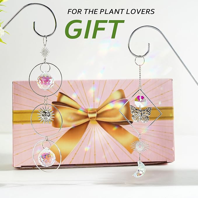 HDCRYSTALGIFTS 4 Pack Crystal Sun Catchers - Image 8