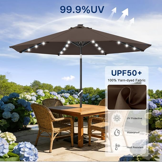ABCCANOPY Durable Solar Led Patio Umbrellas - Image 5