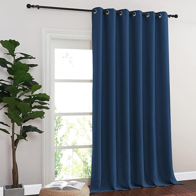 NICETOWN Blackout Sliding Glass Door Curtains, Room Darkening Thermal Insulated - Image 7