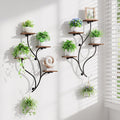 LATIBELL 2 Packs Wall Planters for Indoor Plants 8 Tiered Wall Mount Plant by LATIBELL