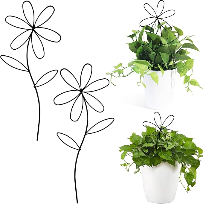 2 Pcs Indoor Plant Trellis, Mini Garden Trellis by AEDOVE