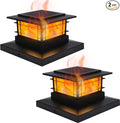 Dynaming 2 Pack Solar Post Cap Lights Outdoor by Dynaming
