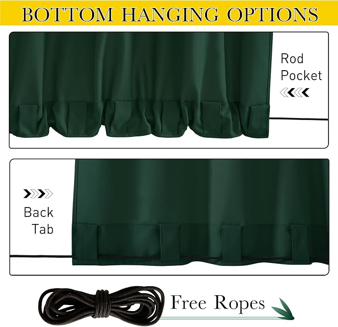 NICETOWN Canvas Outdoor Curtains - Image 4