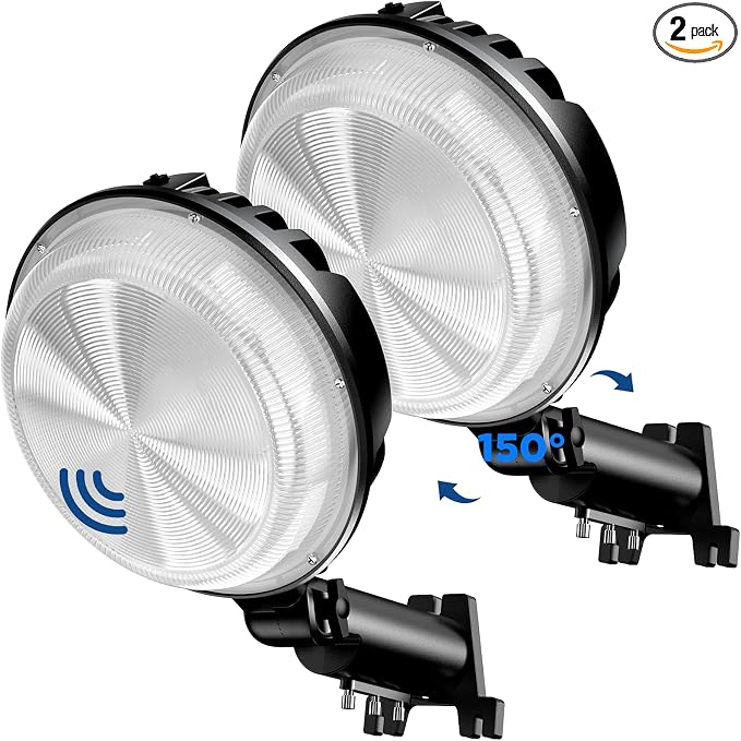 2 Pack 150W LED Barn Light, 20000LM Dusk to Dawn Security Light by StarMoitic