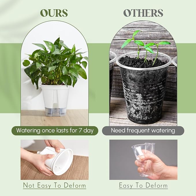 Self Watering Pots for Indoor Plants - Image 5