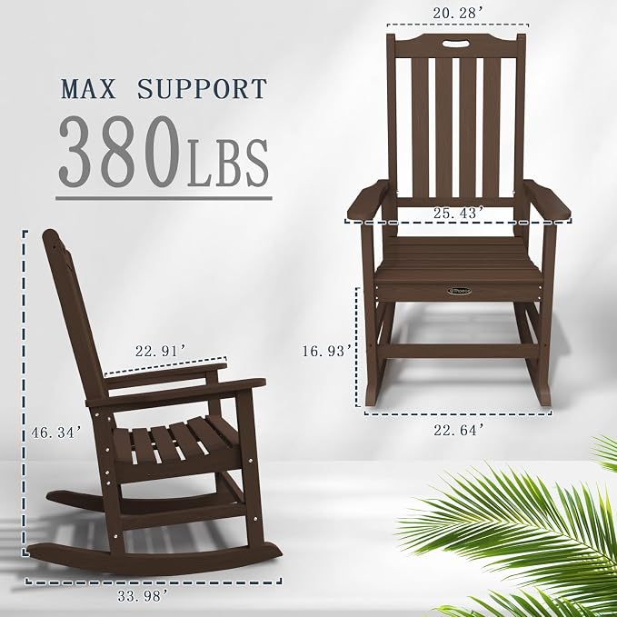 Oversized Rocking Chair, Outdoor Rocking Chair - Image 3