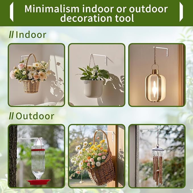2 Pack 8 Inch Plant Hanger Hooks - Image 3