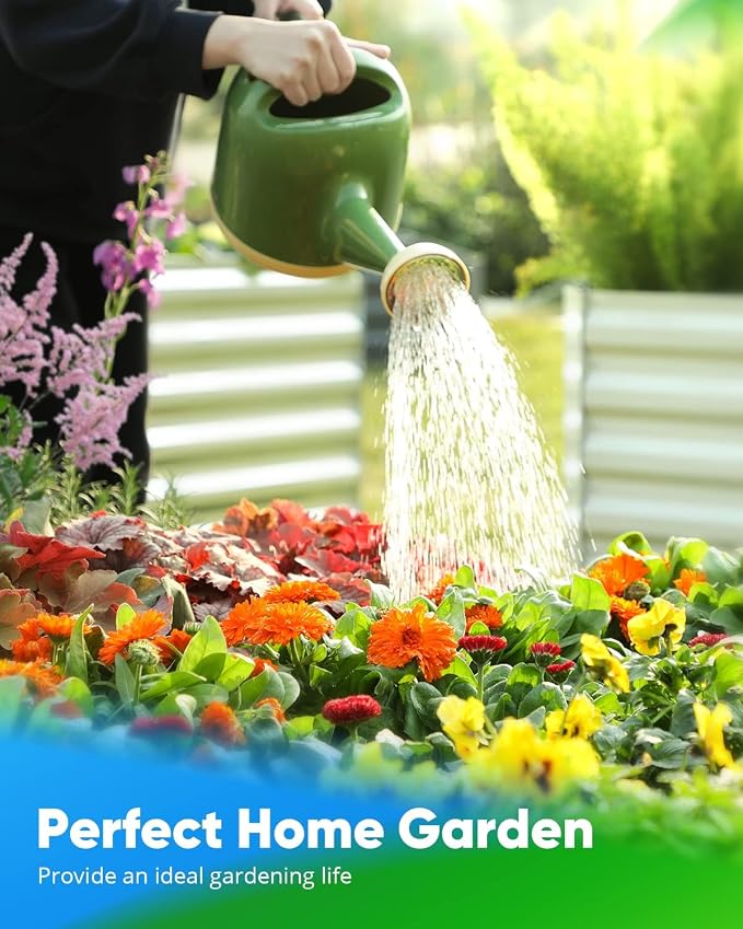 Quictent Galvanized Raised Garden Bed 4x3x2ft Tall Garden Bed Extra Height - Image 9