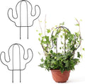 2 Pack Plant Trellis Indoor, 11.4" W x 13" H Small Trellis by FHWTY
