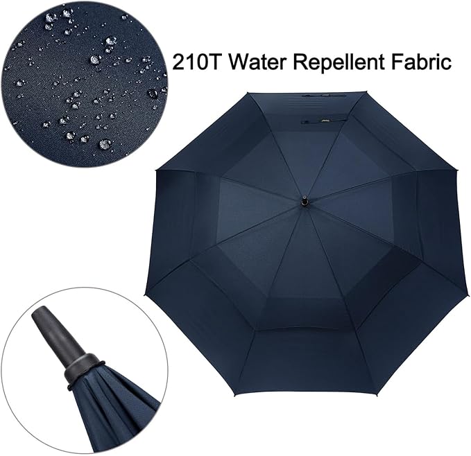 G4Free 47/54/62/68/72 Inch Automatic Open Golf Umbrella Oversize Extra Large - Image 4