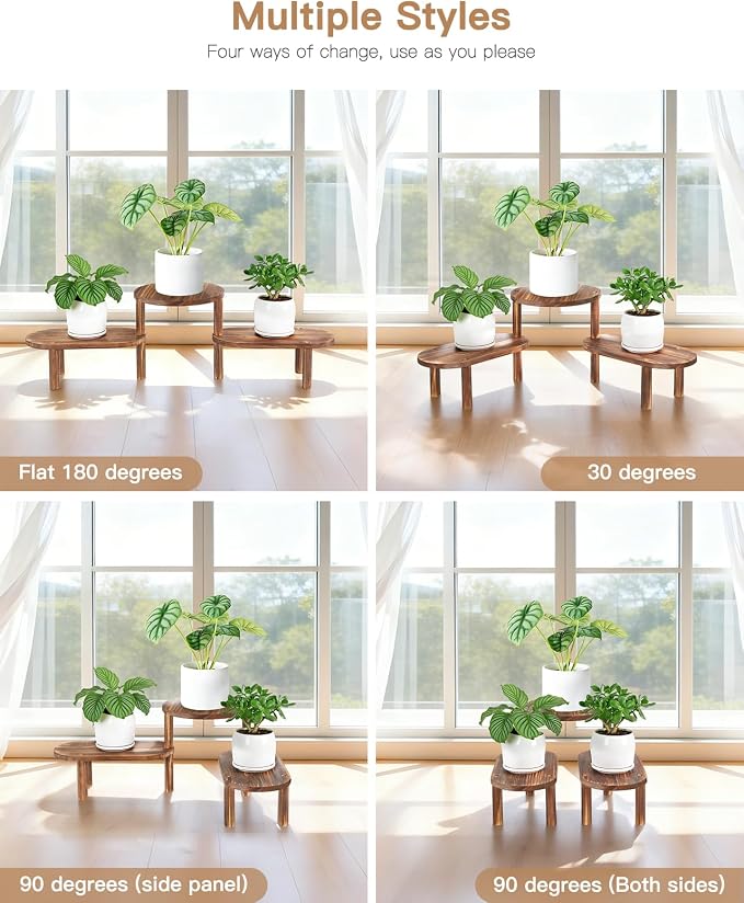3 Tier Corner Plant Stand Indoor - Image 3