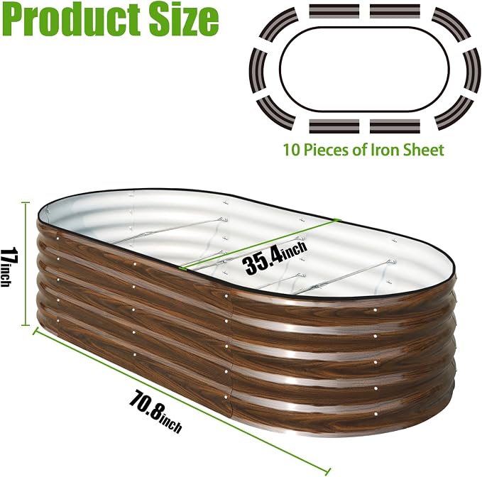 SnugNiture Galvanized Raised Garden Bed - Image 2