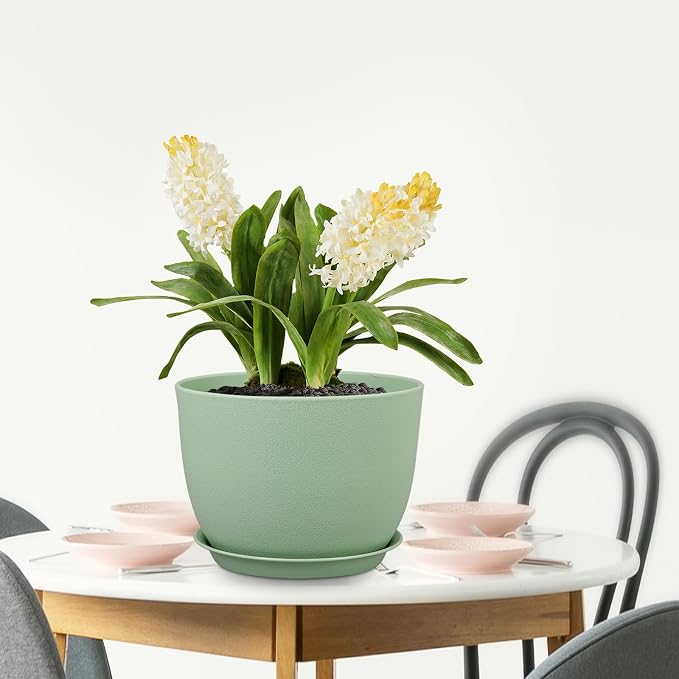 12 inch Big Plant Pots, Plastic Planters - Image 7