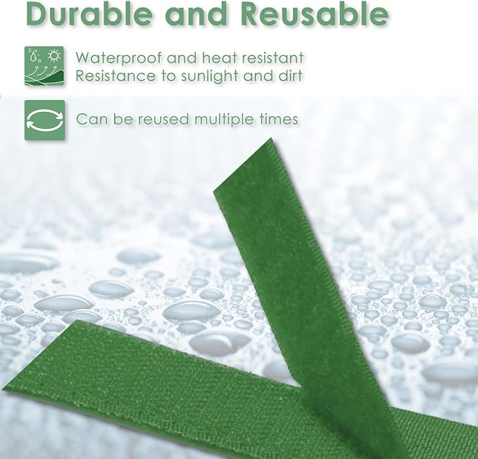 Garden Tie Green Tape, Plant Supports, Gentle On Plants - Image 3