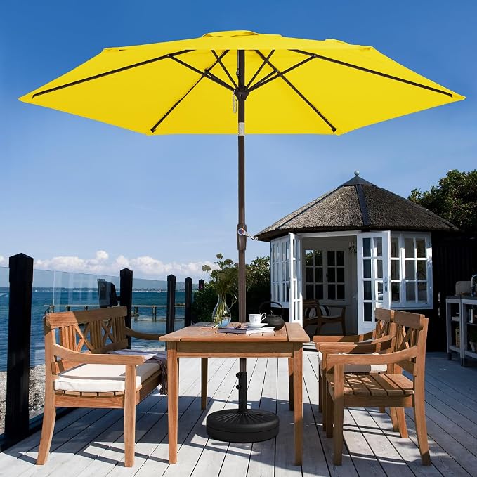 JEAREY 7.5FT Patio Umbrella Market Table Umbrella - Image 8