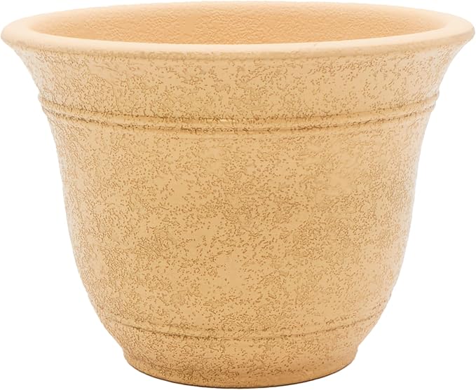 The HC Companies Sierra Round Self-Watering Pot by TheHCCompanies