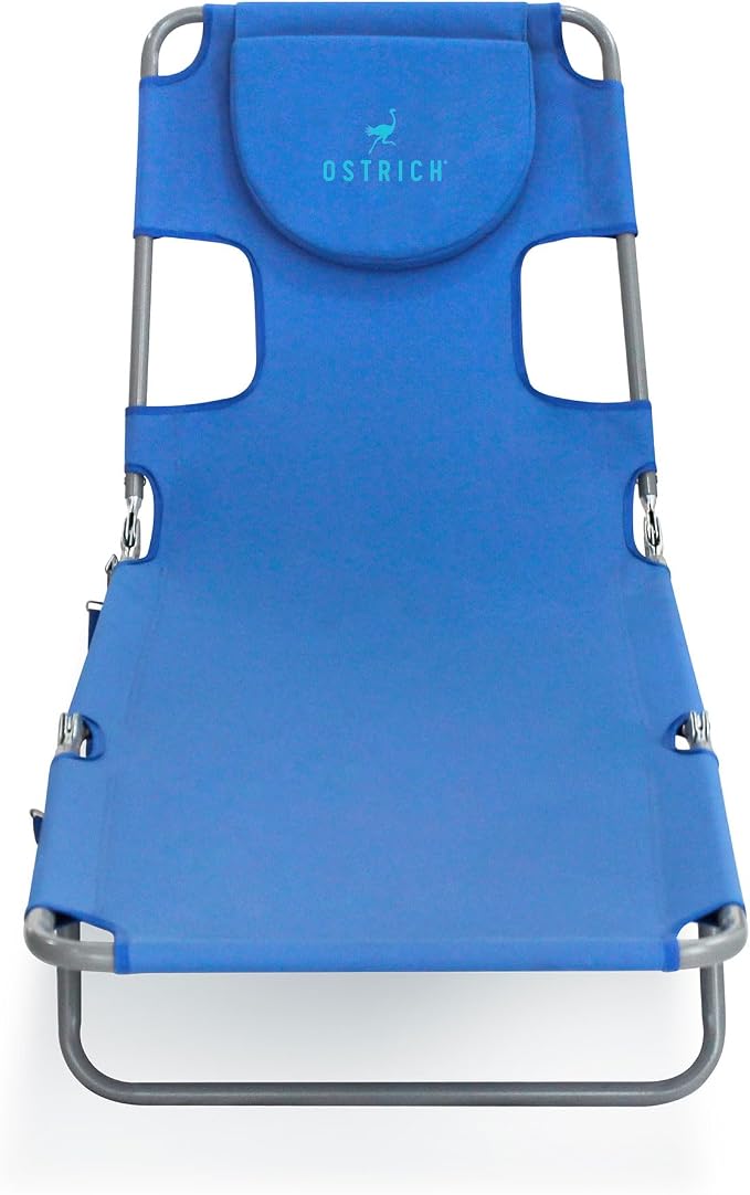 Ostrich Beach Lounge Chair, Folding & Reclining Outdoor Chaise Lounger - Image 8
