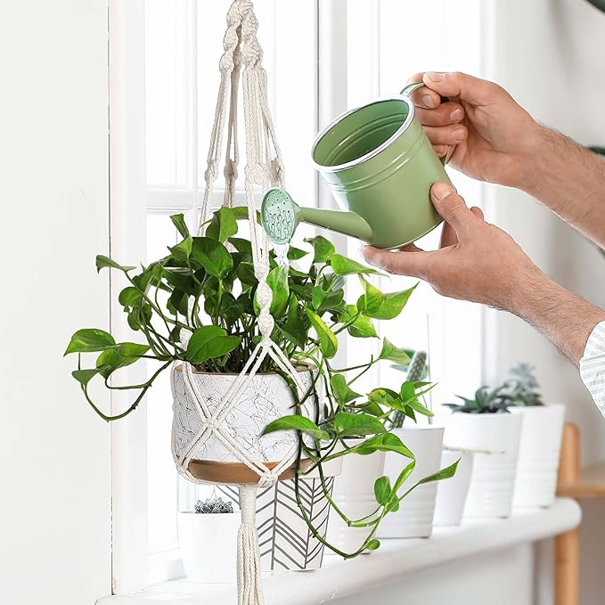 MIPON 3 Pack Macrame Plant Hanger Indoor Hanging Planter Holder - Image 2