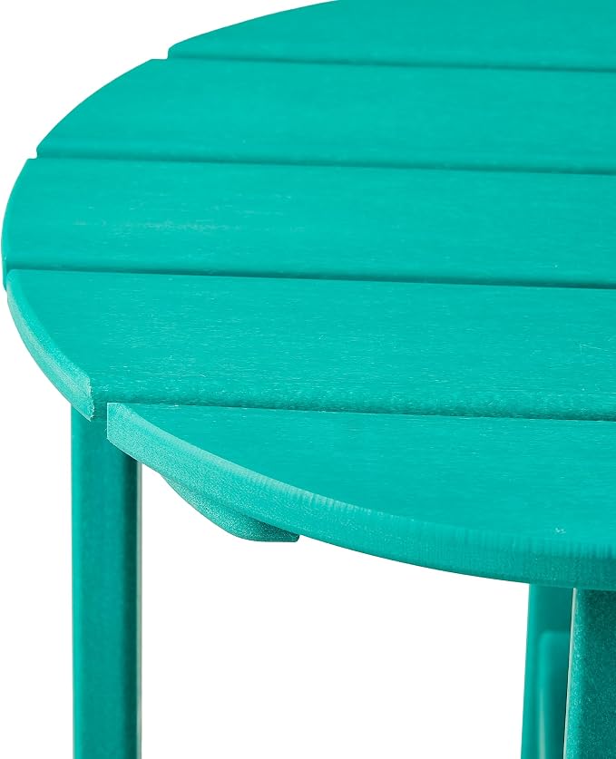 WestinTrends Dylan Adirondack Round Outdoor Side Table - Image 9