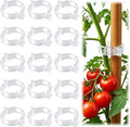 100pcs Tomato Clips for Climbing plants, Plastic Trellis Plant Support Clips by LOOHOI