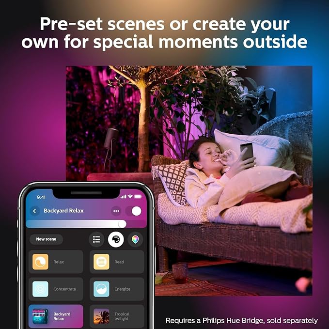 Philips Hue Lily Outdoor Smart LED Spotlight - Image 9
