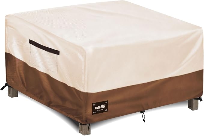 JinHrtoyi Patio Square Table Cover, 32Wx32Dx16H Inches 100% Waterproof Heavy by JinHrtoyiFurnitureCovers