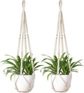Mkono Macrame Plant Hanger Indoor Hanging Planter Basket by Mkono