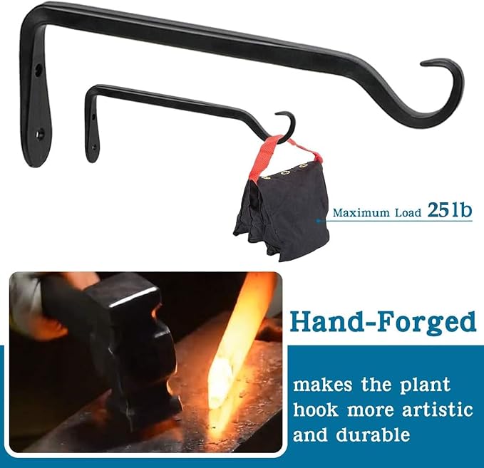 Worth Garden 6-Pack 7" Plant Hanger Bracket - Image 3