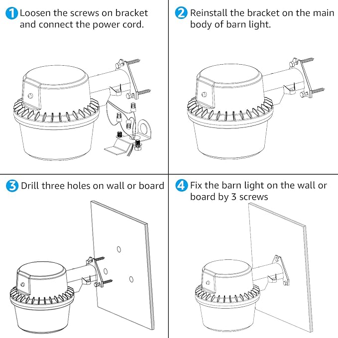 TORCHSTAR LED Barn Light, Dusk to Dawn Area Lights - Image 7