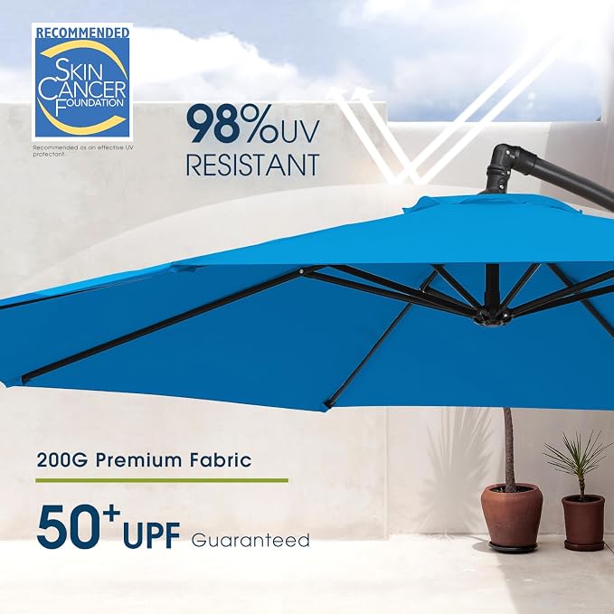 wikiwiki 10ft Patio Umbrella - Image 3