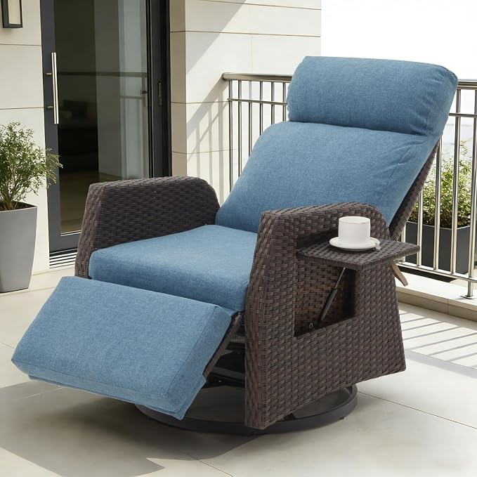 Adjustable Outdoor Recliner Chair by Unknown