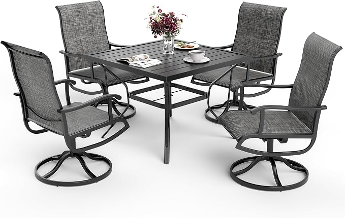 Pamapic 5-Piece Outdoor Dining Set, Patio Dining Set by Pamapic