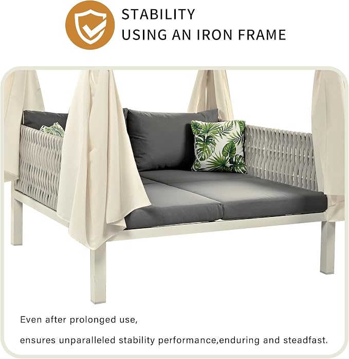 Outdoor Patio Sunbed Lounger - Image 7