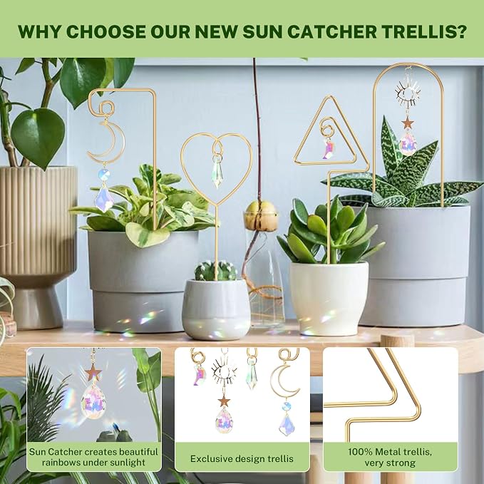 Small Trellis for Potted Plants Indoor - Image 2