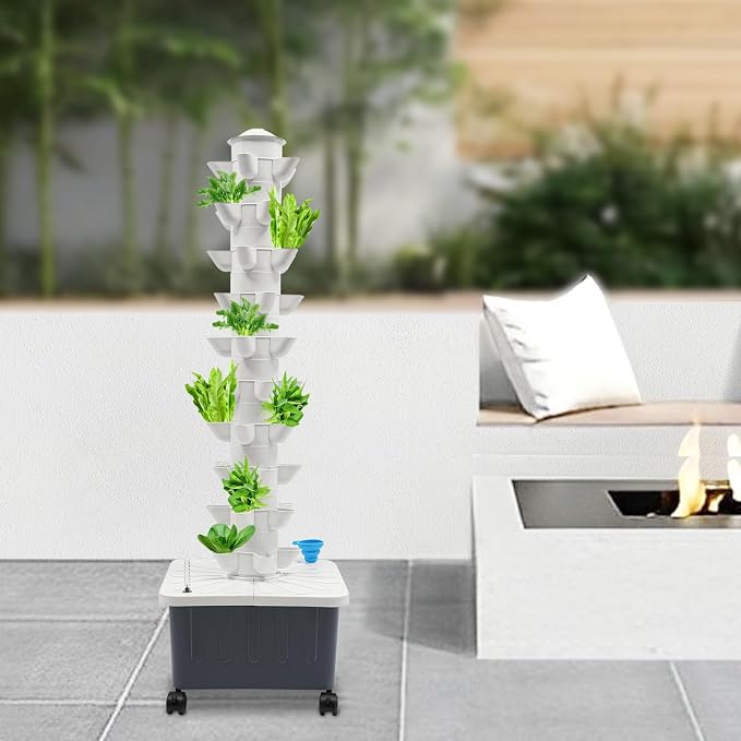 Hydroponic Growing System Indoor, 50-Hole Vertical Garden Planter Germination - Image 4