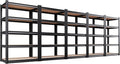 Set of 5 Garage Shelving Heavy Duty Storage Shelves, Metal Adjustable Shelving by Unknown