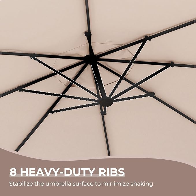 Grand patio 11FT Cantilever Umbrella - Image 8