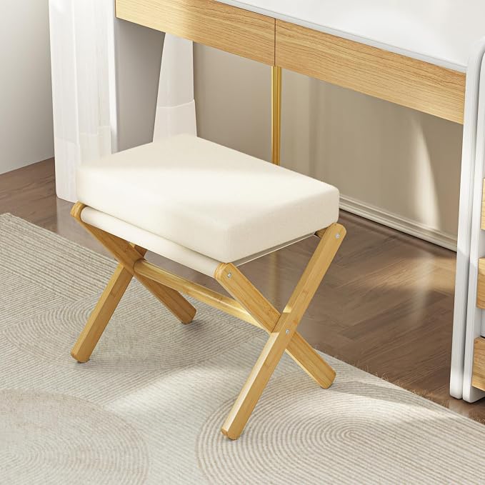 Foldable Foot Stool Ottoman, Modern Foot Rest - Image 9