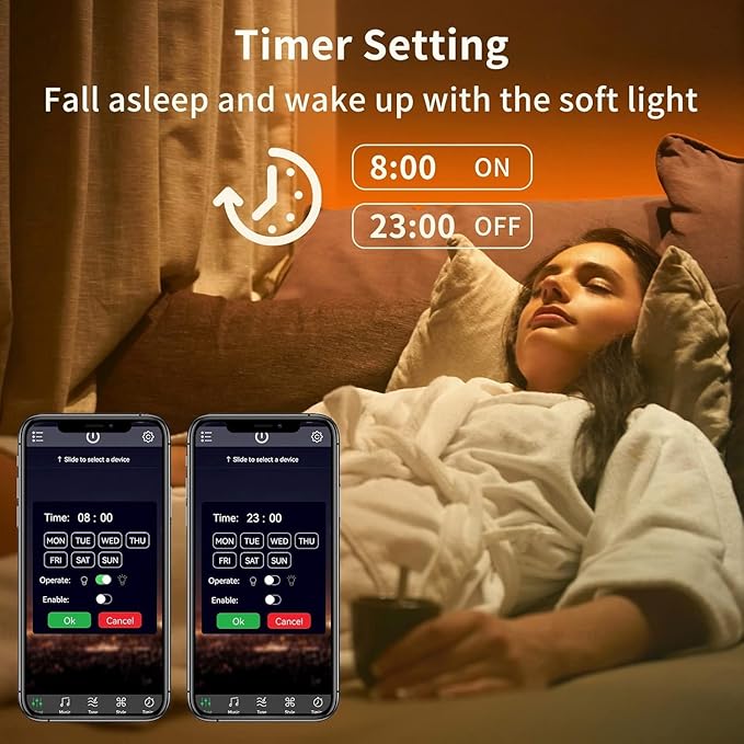 KSIPZE Led Lights for Bedroom 48ft Led Strip Lights - Image 4