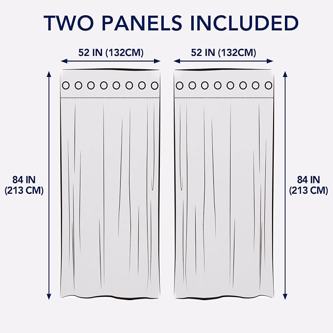 PureFit Outdoor Curtains for Patio Waterproof Weatherproof, UV Resistant - Image 6