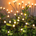 Solar Garden Lights, Solar Firefly Lights, 8 Pack 64 Heads Solar Lights Outdoor by NBQQ