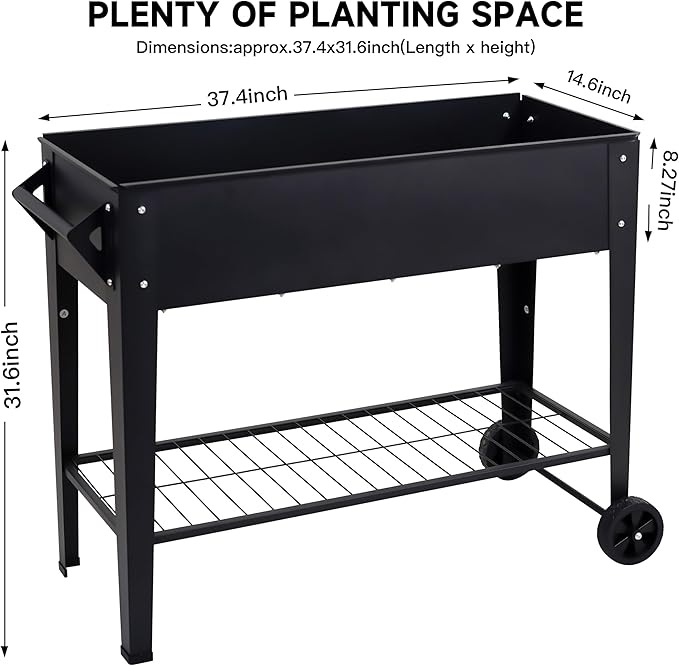 Elevate 32" Tall Raised Garden Bed Outdoor - Image 4