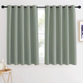 NICETOWN Blackout Sage Green Curtain 54 inches Long, Grommet Thermal Insulated by NICETOWN