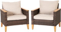 Sophia & William Outdoor Patio Sectional Sofa Set 2 Seats High Back Single by SophiaWilliam