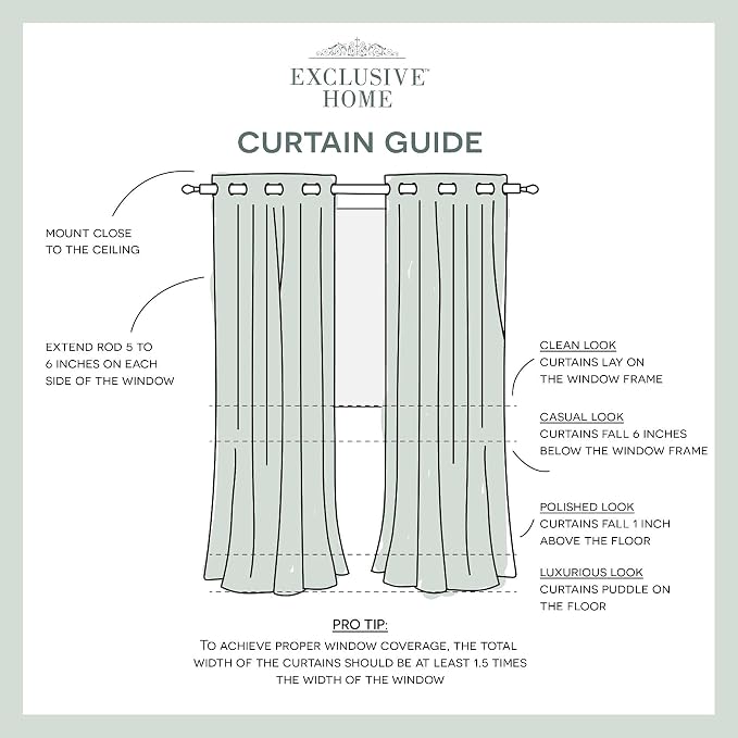 Exclusive Home Canopy Stripe Indoor/Outdoor Grommet Top Curtain Panel, Sunbath - Image 7