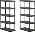 CENTREX CX 5-Tier Heavy Duty Plastic Storage Shelves that Support up to by Unknown