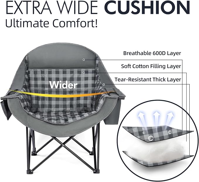 Oversized Camping Chairs for Adults - Image 3